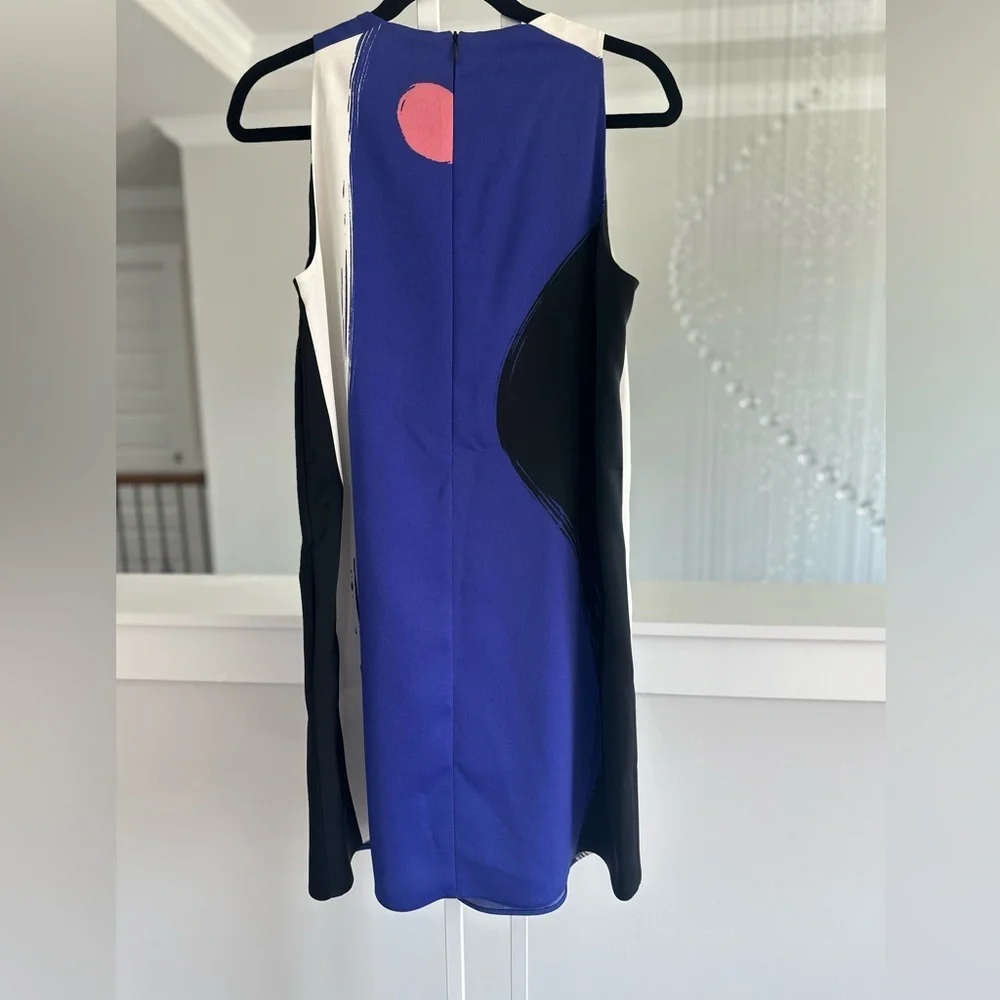 Marella By Max Mara Purple Colorblock Shift Dress